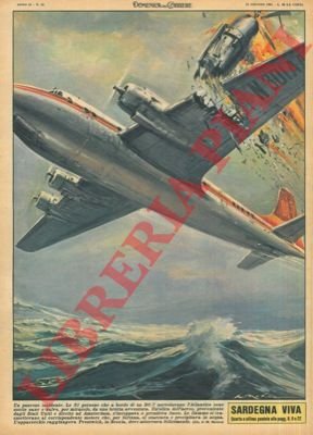 Elica di un aereo in volo s'inceppava e prendeva fuoco. …