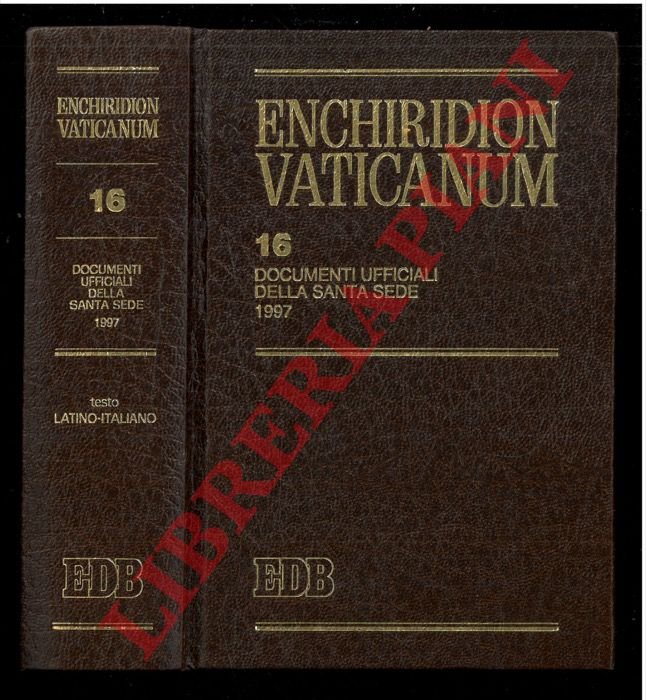 Enchiridion Vaticanum. 16. Documenti ufficiali della Santa Sede 1997.