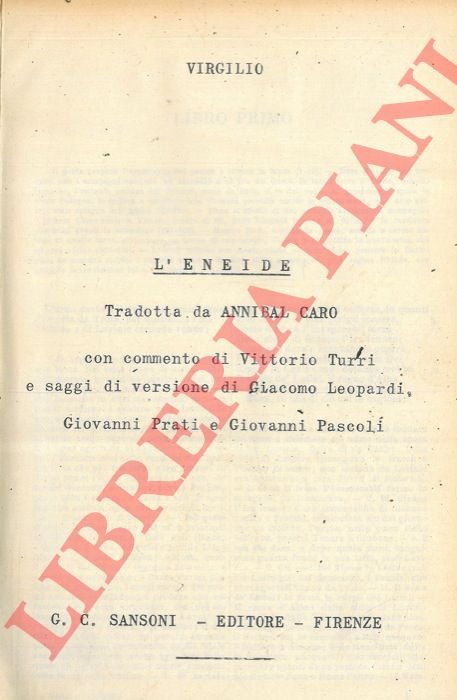 Eneide tradotta da Annibal Caro. | Immagine Gallery 3