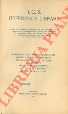 Engraving and printing methods. Advertisement illustration. Technical- and trade-paper advertising. …