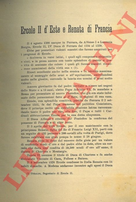 Ercole II d'Este e Renata di Francia.