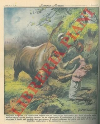 Esploratore inglese che si trovava nel Tanganica per farvi ricerche …