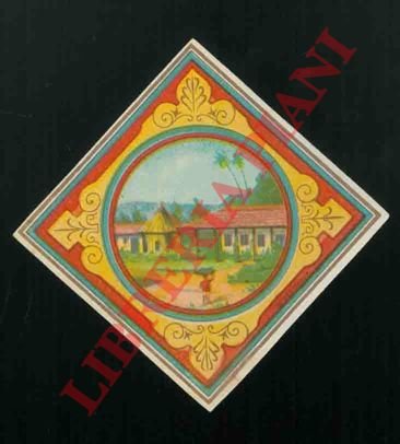 Etichette cromo per scatola da sigari.