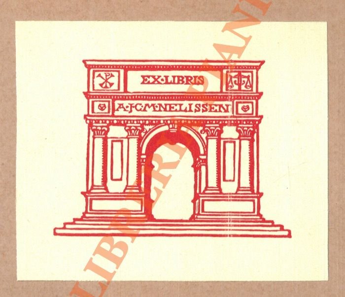 Ex libris A. J. C. M. Nelissen.