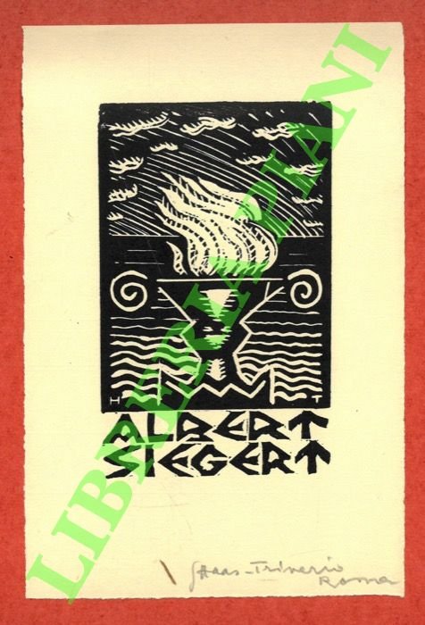 Ex libris Albert Siegert.