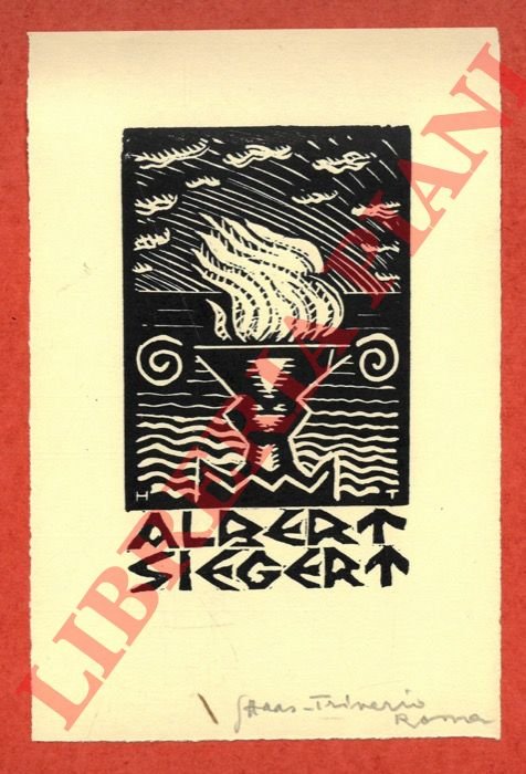 Ex libris Albert Siegert.