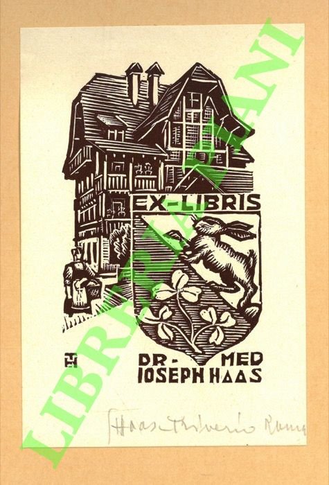 Ex libris Dr. Med. Ioseph Haas.