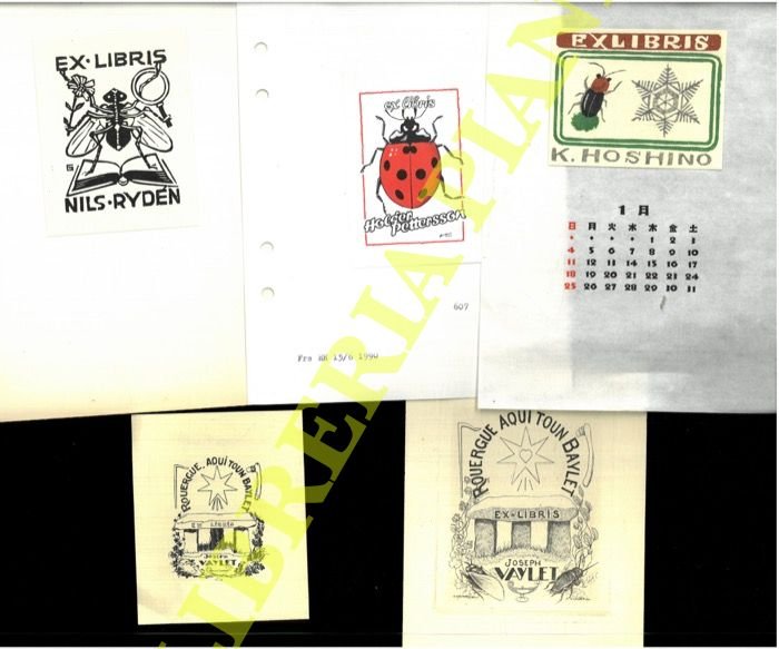 Ex libris : ENTOMOLOGIA (non farfalle) -