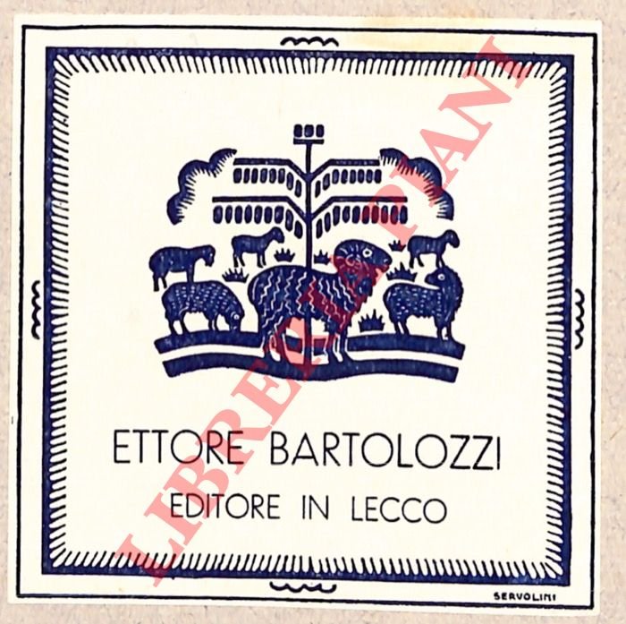 Ex libris Ettore Bartolozzi editore in Lecco.