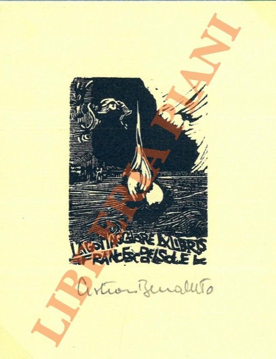 Ex libris Francesco del Sole, Lago Maggiore.