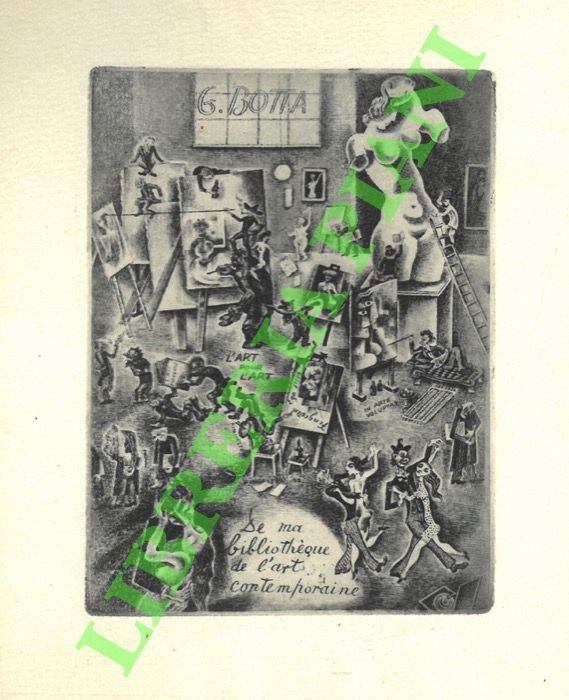 Ex libris G. Botta. De ma bibliothèque de l'art contemporaine.