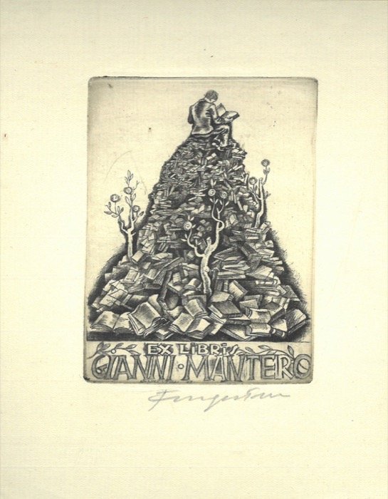 Ex libris Gianni Mantero.