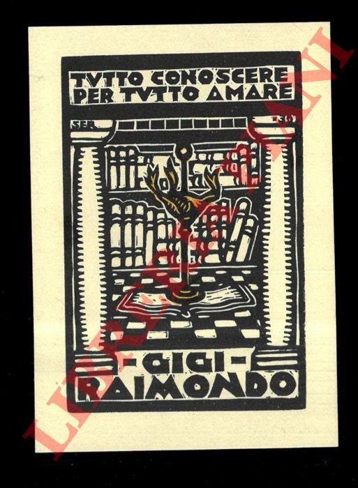 Ex libris Gigi Raimondo.