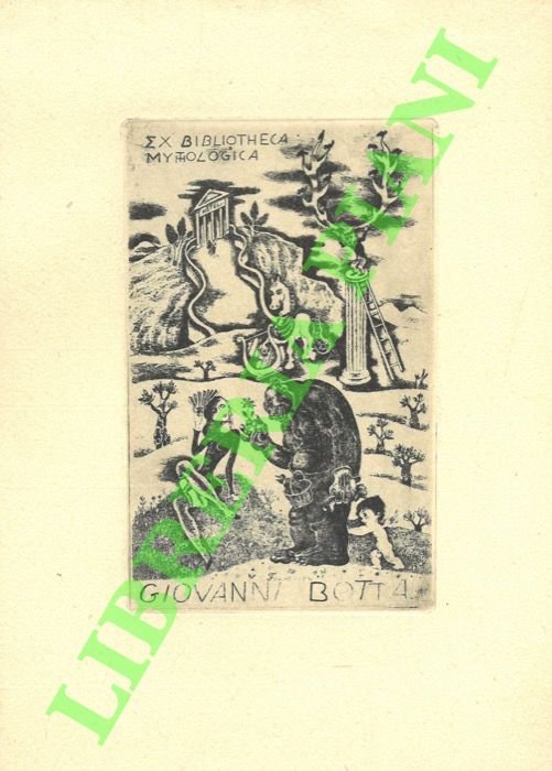 Ex libris Giovanni Botta. Ex Bibliotheca Mythologica