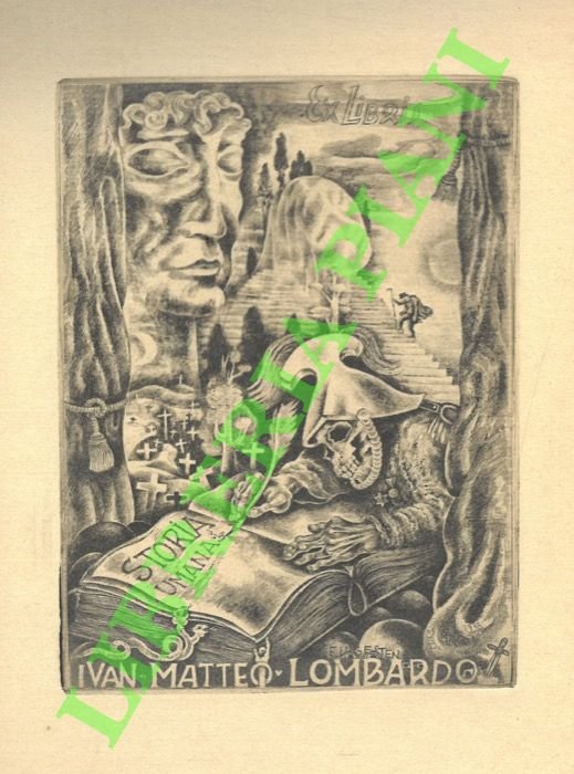 Ex libris Ivan Matteo Lombardo. Storia umana.