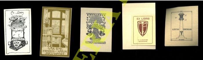 Ex libris : LIBERTY, JUGENDSTIL, aut similia -