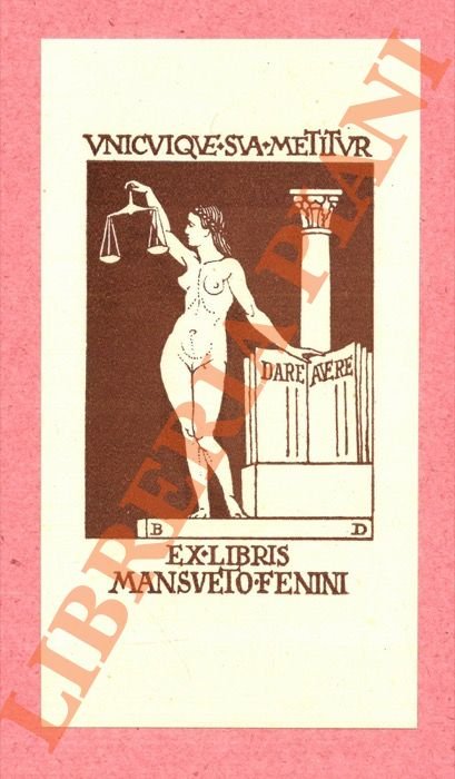 Ex libris Mansueto Fenini.