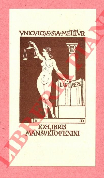 Ex libris Mansueto Fenini.