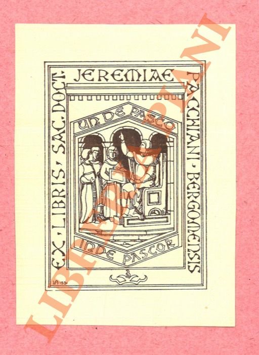 Ex libris Sac. Doct. Jeremiae Pacchiani Bergomensis.