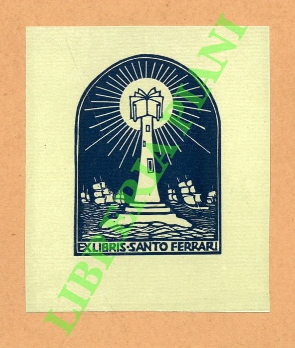 Ex libris Santo Ferrari.