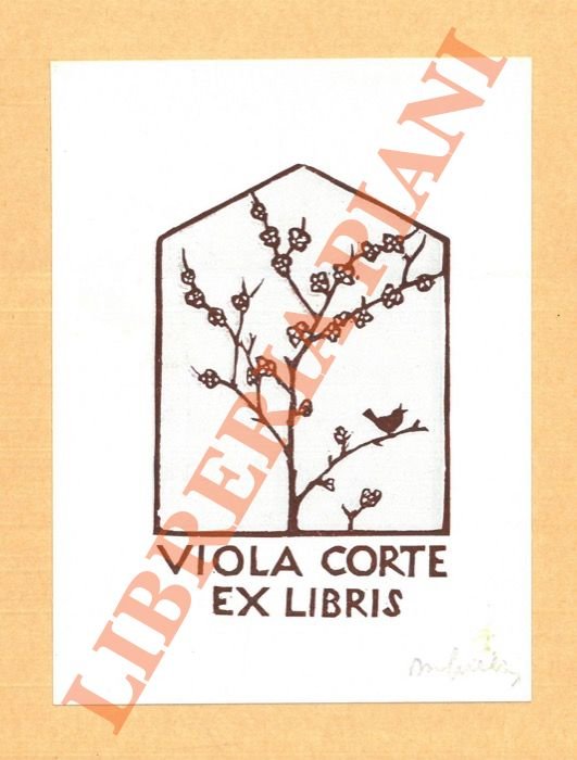 Ex libris Viola Corte.