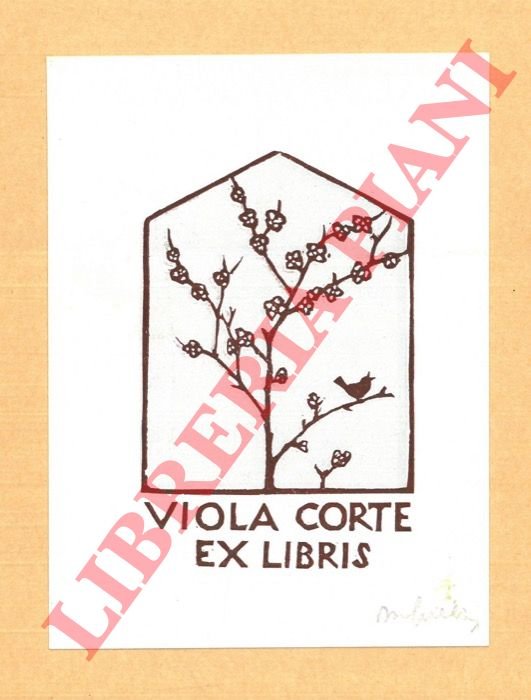 Ex libris Viola Corte.