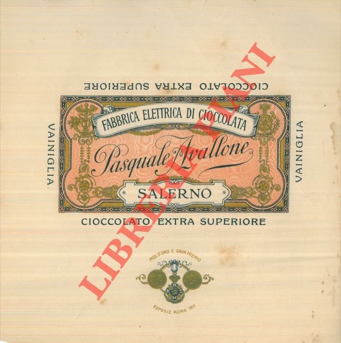 Fabbrica elettrica di cioccolata. Cioccolato Extra Superiore. Vaniglia.