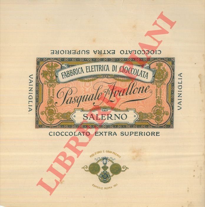 Fabbrica elettrica di cioccolata. Cioccolato Extra Superiore. Vaniglia.