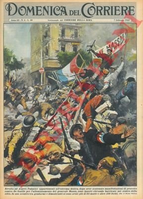 Fanatici appartenenti all'estrema destra sono insorti elevando barricate nel centro …