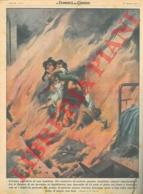 Fanciulla tredicenne si getta tra le fiamme di un incendio …