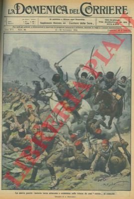 Fanteria turca attaccata e sciabolata nelle trincee da una sortita …