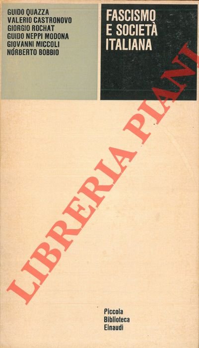 Fascismo e società italiana.