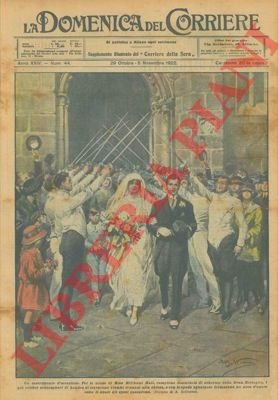 Festeggiamenti con spade sguainate per il matrimonio della campionessa Milicent …