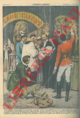 Figlio di un domatore da circo battezzato nella gabbia dei …