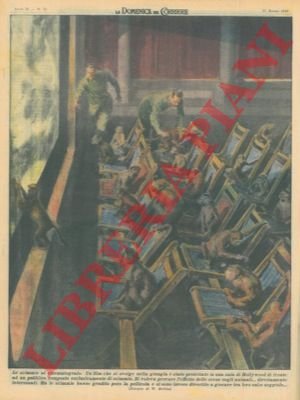 Film che si svolgeva nella giungla proiettato di fronte ad …