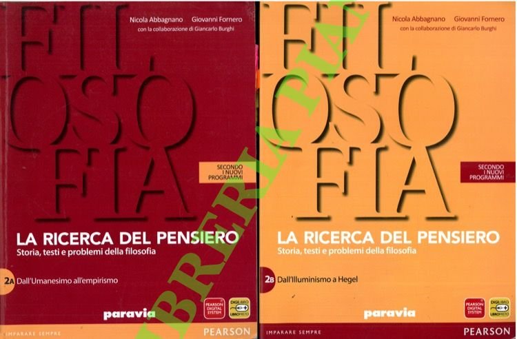 Filosofia. Ricerca del pensiero. Volume 2A 2B Dall'Illuminismo a Hegel …