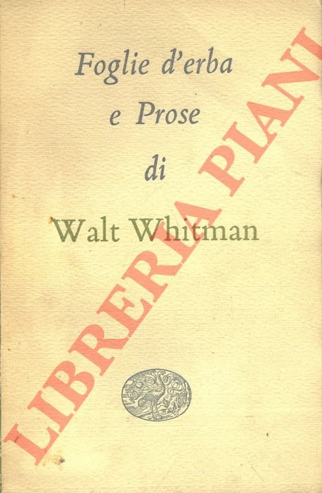 Foglie d'erba e Prose.