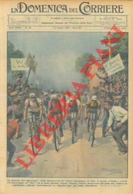 Folle innumerevoli di tifosi acclamano Learco Guerra sulle strade del …