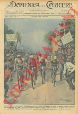 Folle innumerevoli di tifosi acclamano Learco Guerra sulle strade del …