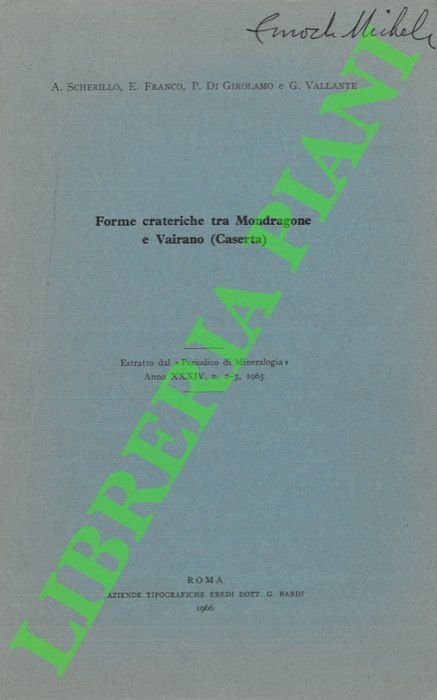 Forme crateriche tra Mondragone e Vairano (Caserta) .