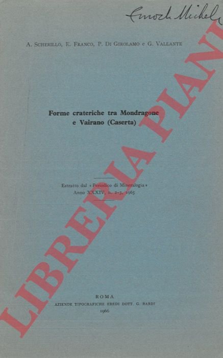 Forme crateriche tra Mondragone e Vairano (Caserta) .