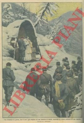 Fra le nevi gli artiglieri di una batteria di mortai …