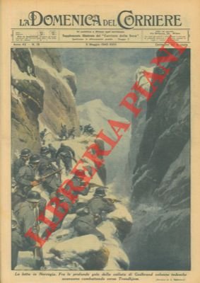 Fra le profonde gole della vallata di Gudbrand colonne tedesche …