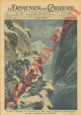 Fra le profonde gole della vallata di Gudbrand colonne tedesche …