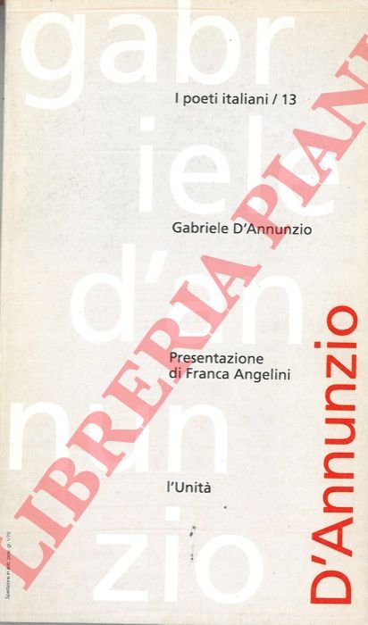 Gabriele D'Annunzio.