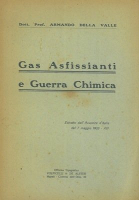 Gas asfissianti e guerra chimica.