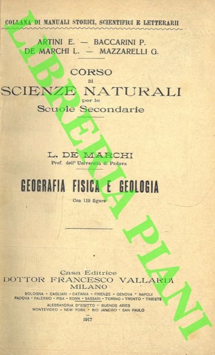 Geografia fisica e geologia.