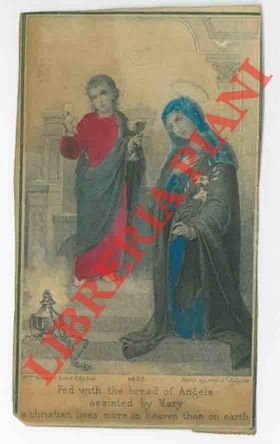 Gesù Bambino e Madonna ai suoi piedi.