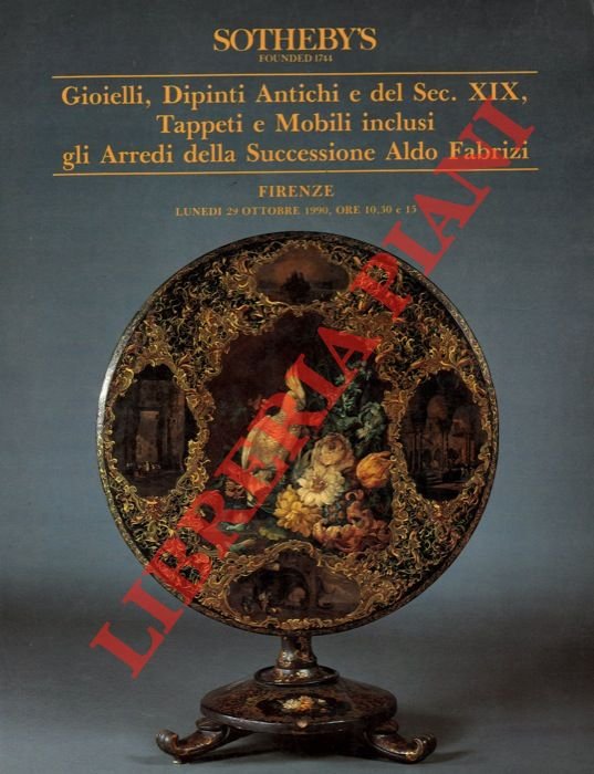 Gioielli, dipinti antichi e del Sec. XIX. Tappeti e mobili …