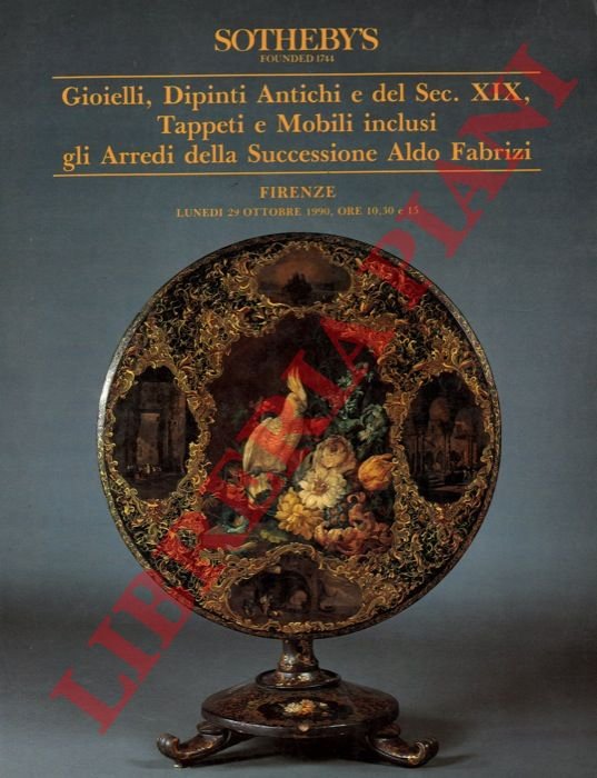 Gioielli, dipinti antichi e del Sec. XIX. Tappeti e mobili …